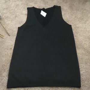 Ann Taylor Sparkly Black Top